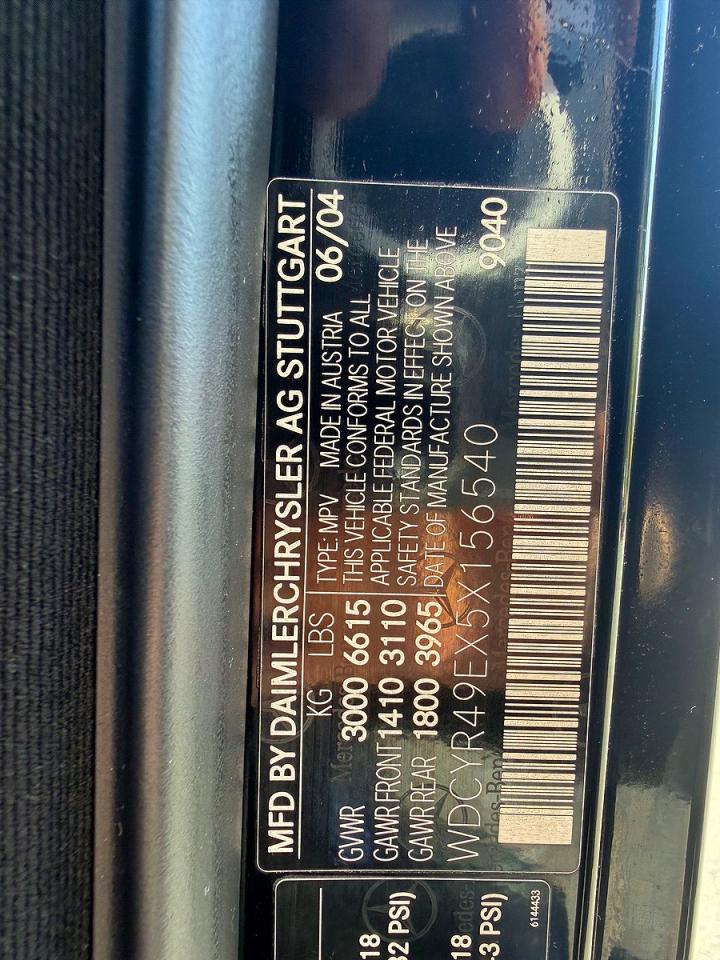 2005 MERCEDES-BENZ G-CLASS