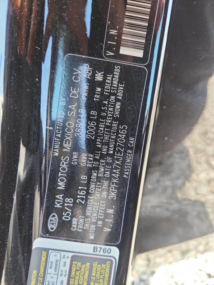 2018 KIA FORTE