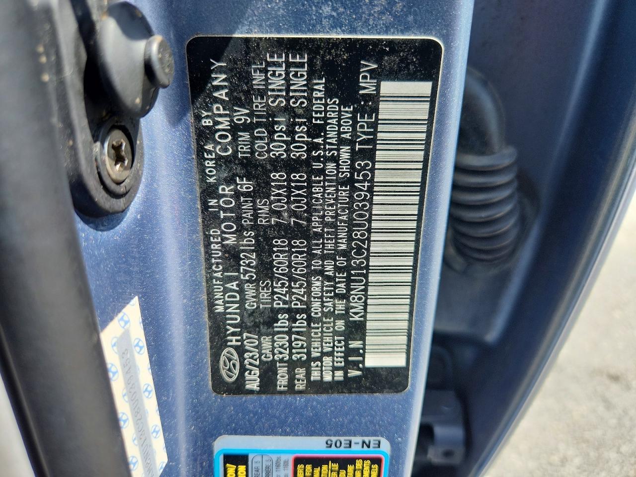 2008 HYUNDAI VERACRUZ