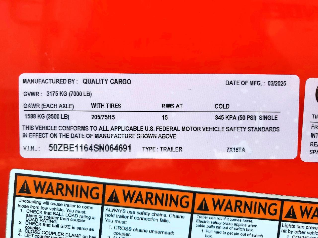 2026 QUALITY CARGO ENCLOSED C