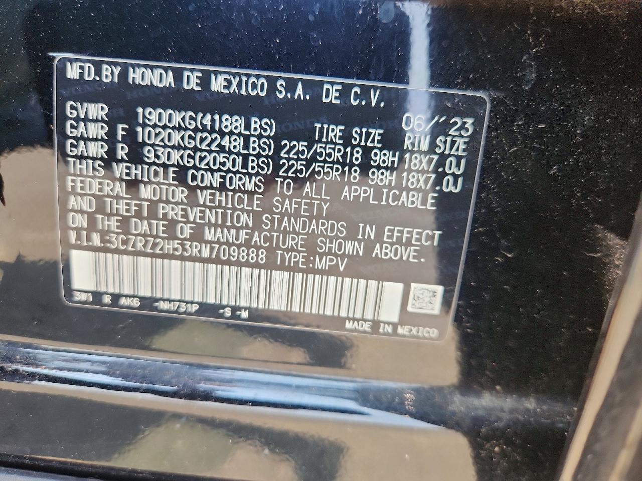 2024 HONDA HR-V