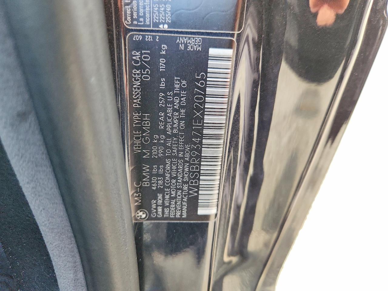 2001 BMW M3
