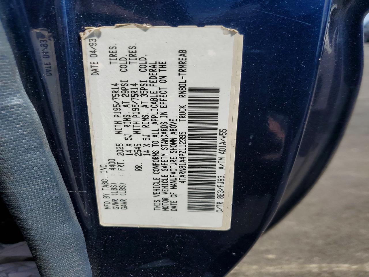 1993 TOYOTA ALL OTHER