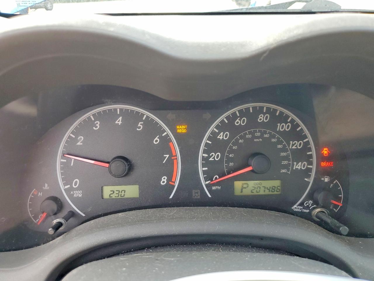 2009 TOYOTA COROLLA
