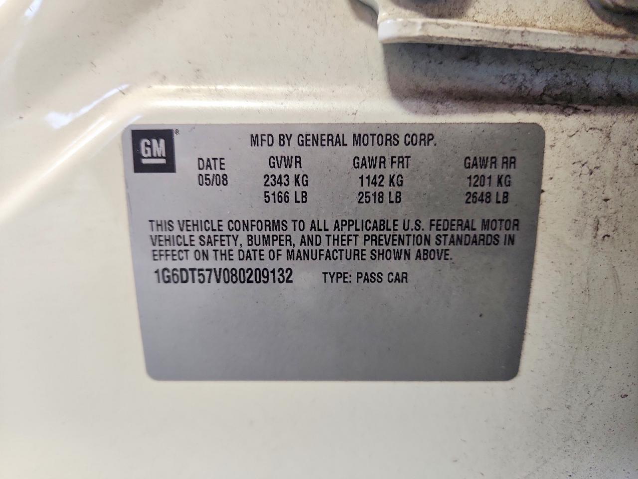 2008 CADILLAC CTS