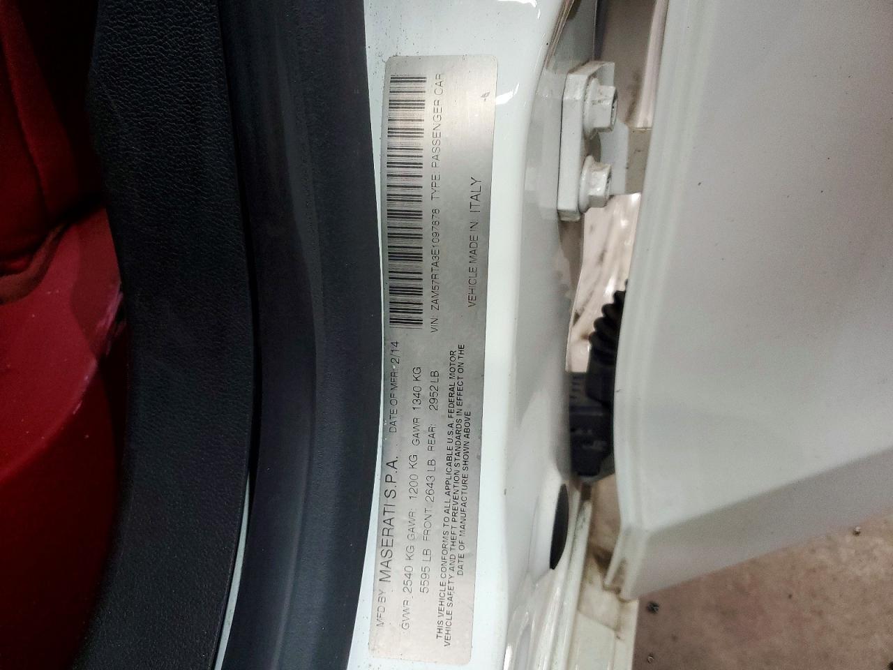 2014 MASERATI ALL OTHER