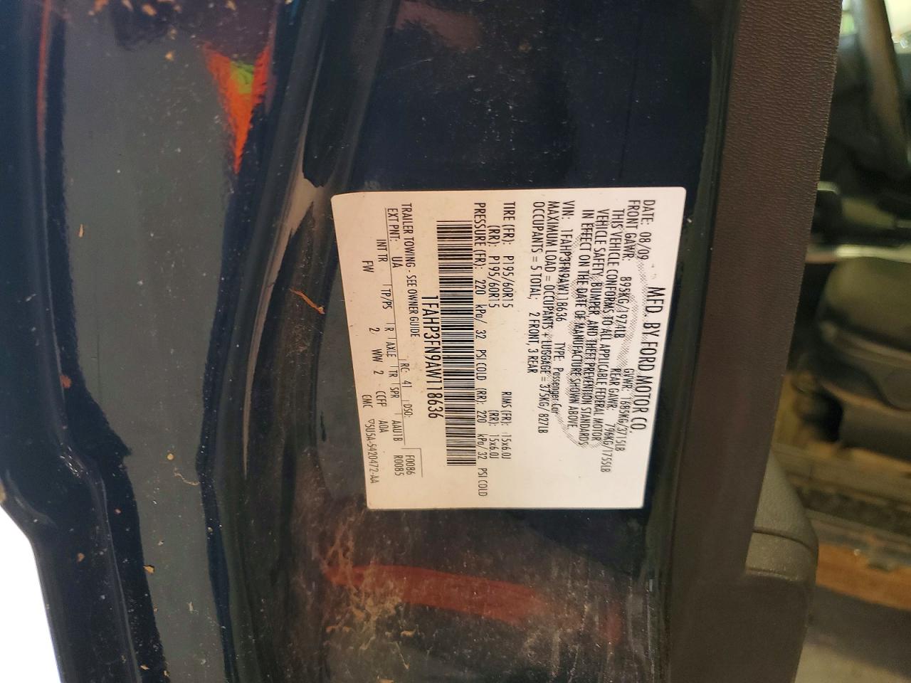 2010 FORD FOCUS