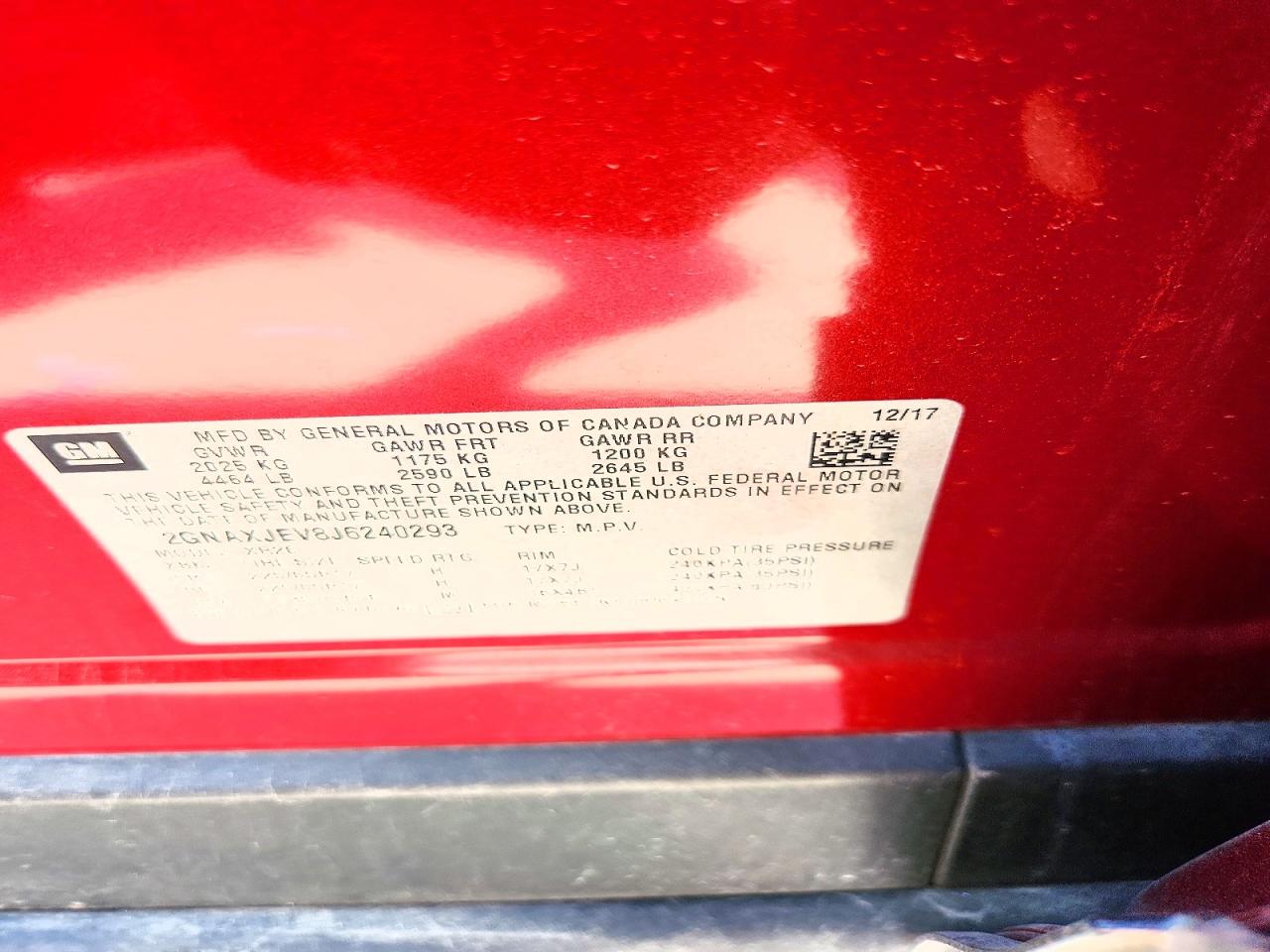 2018 CHEVROLET EQUINOX