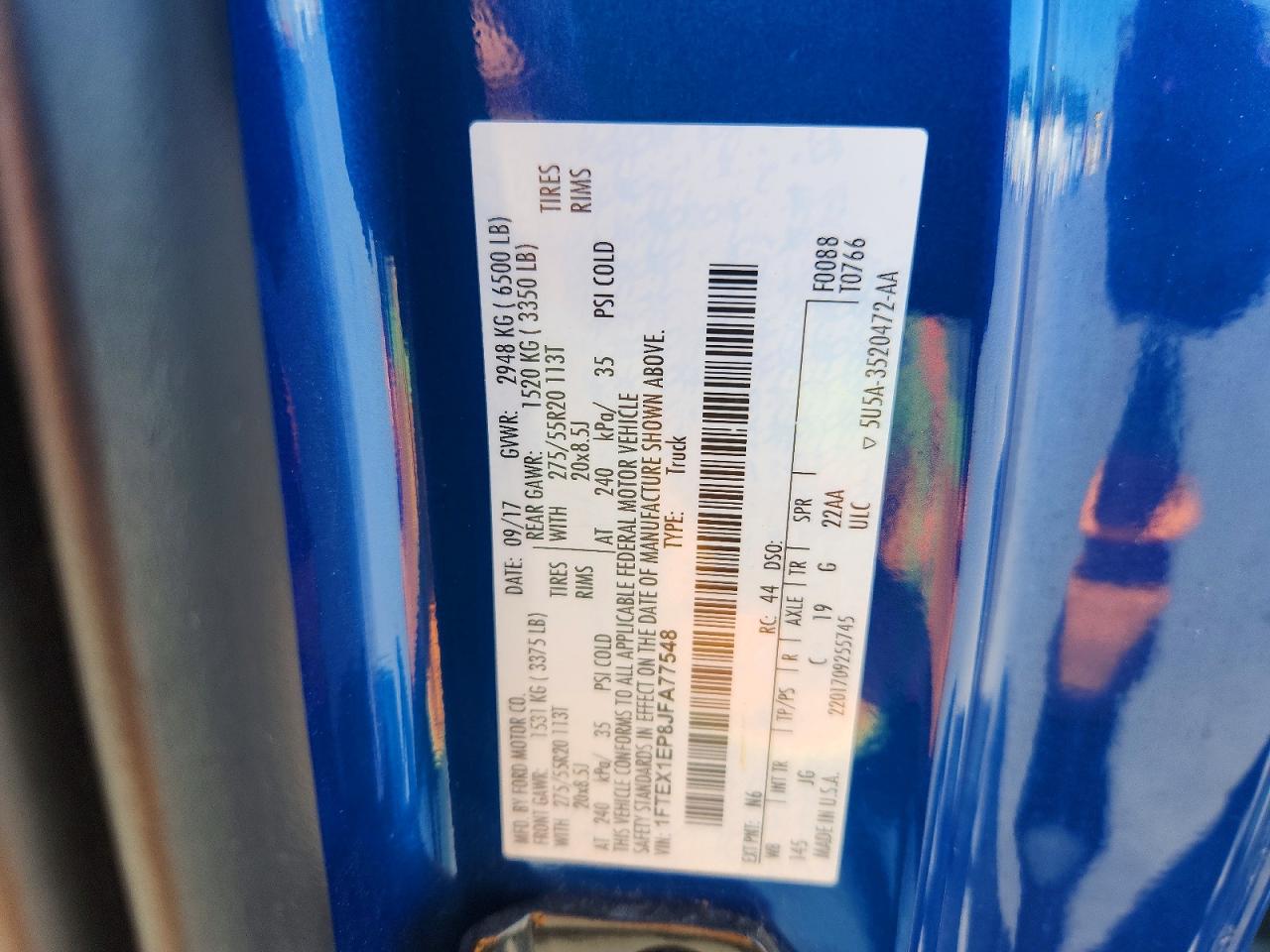 2018 FORD F150