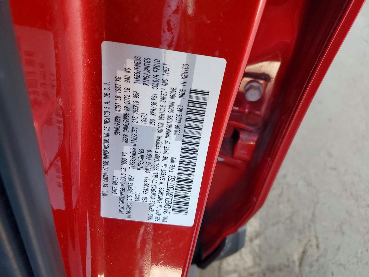 2021 MAZDA CX30