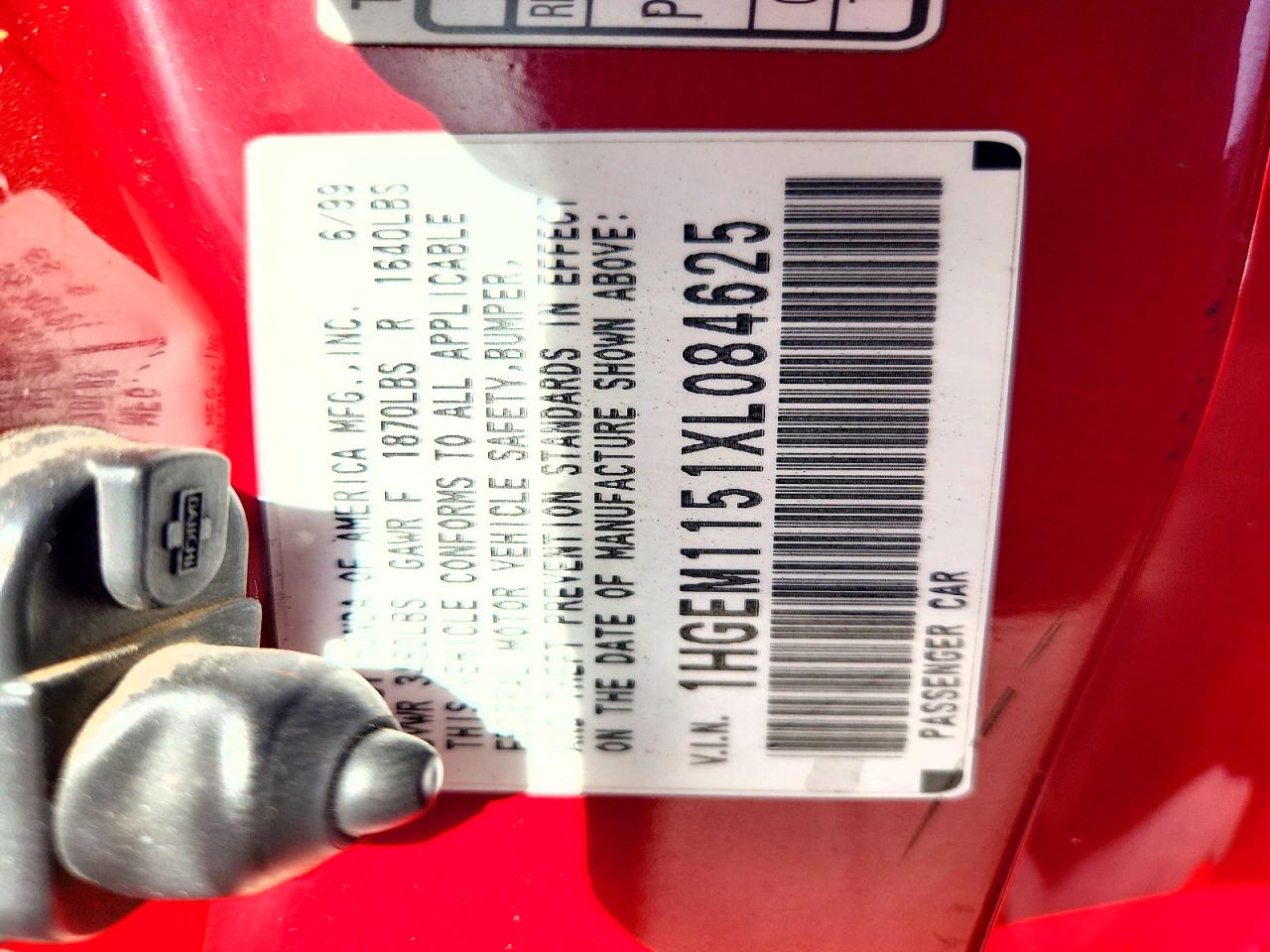 1999 HONDA CIVIC