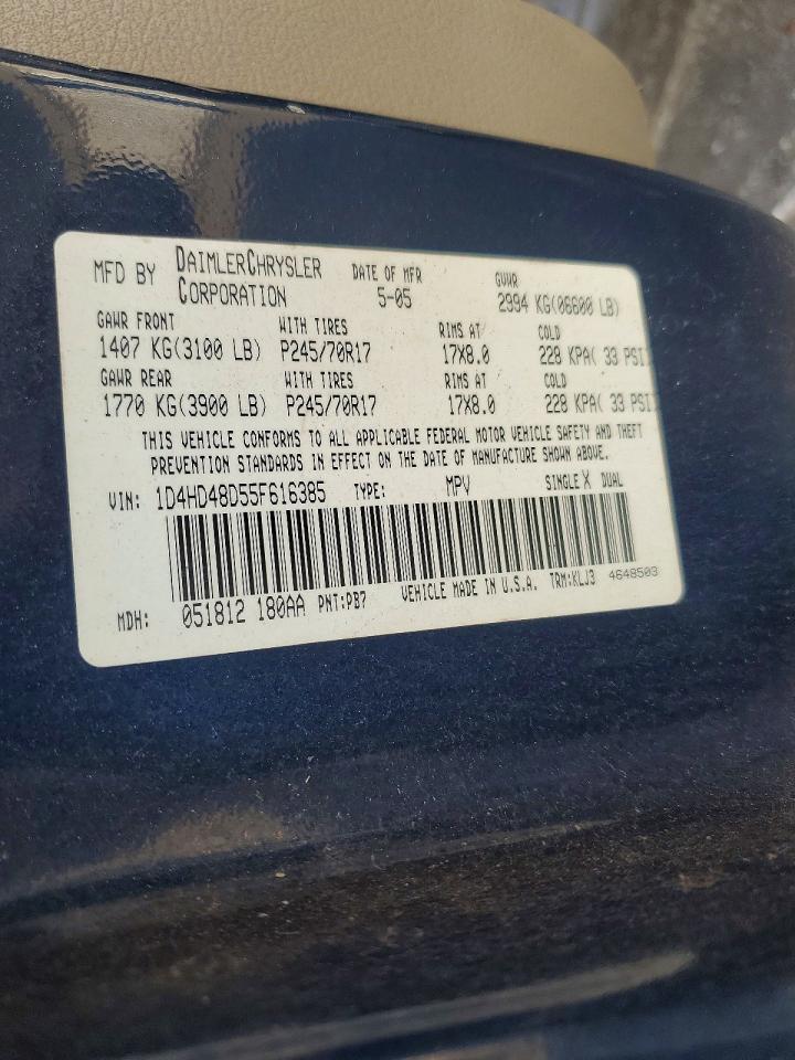 2005 DODGE DURANGO