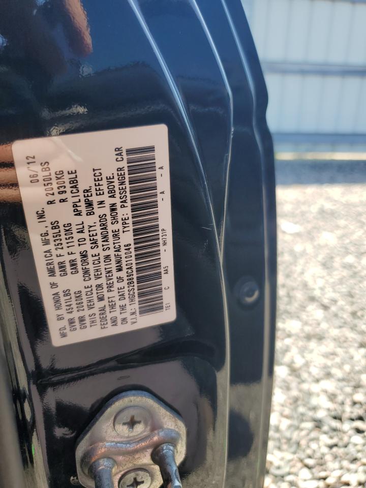 2012 HONDA ACCORD