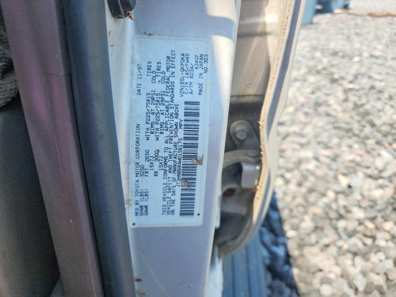 1998 TOYOTA 4RUNNER