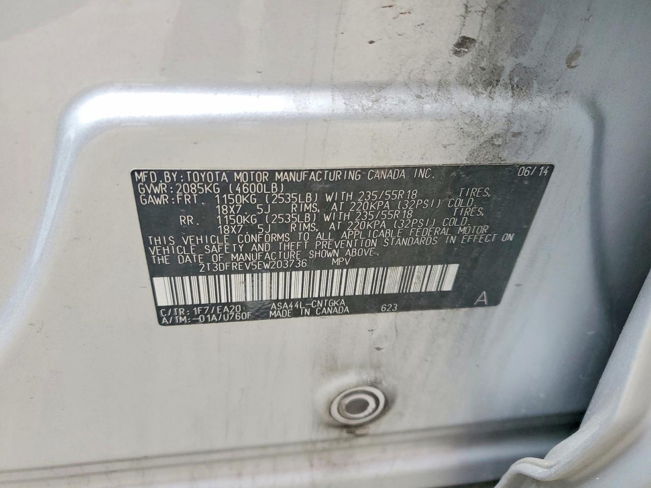 2014 TOYOTA RAV4