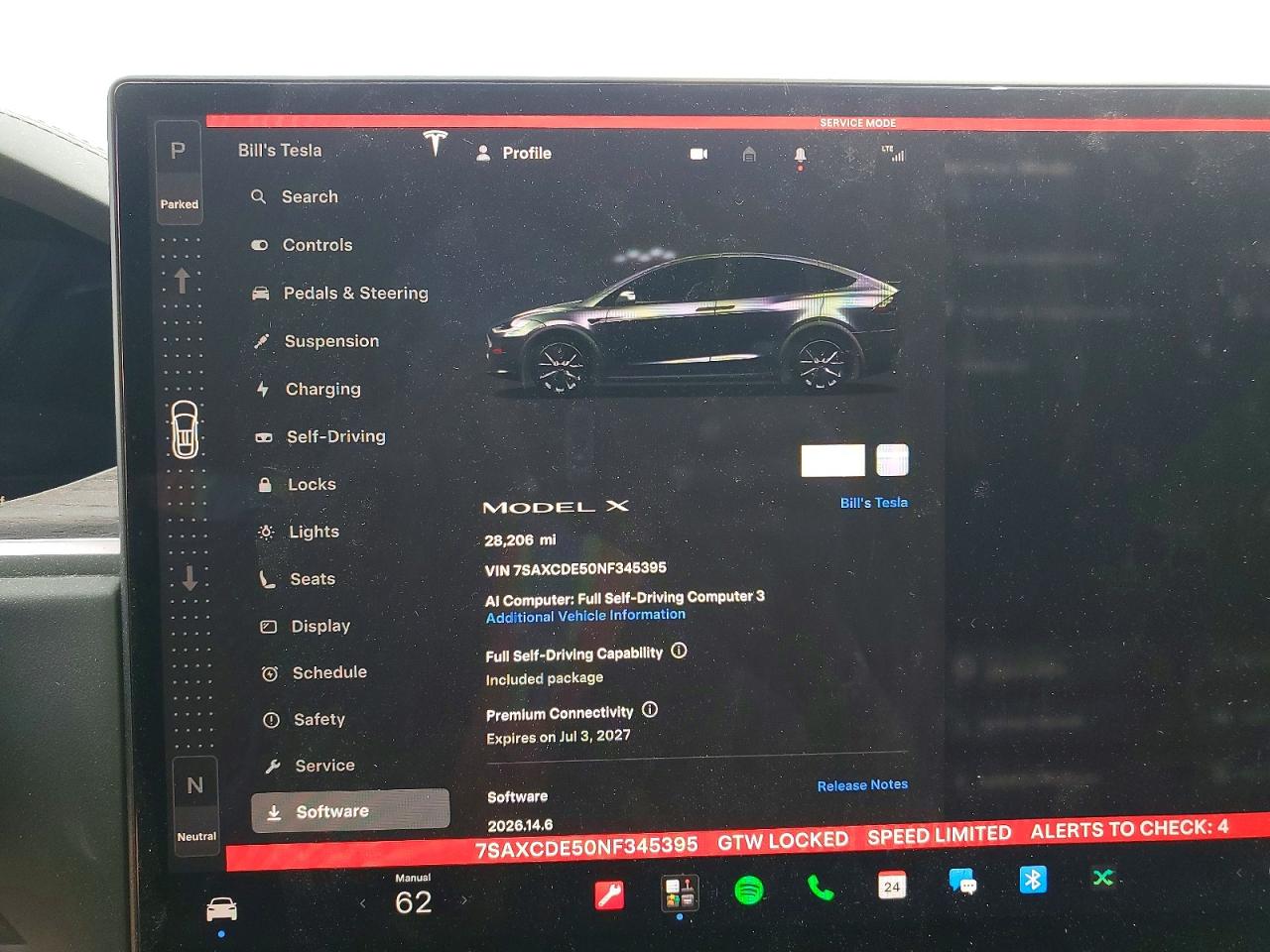 2022 TESLA MODEL X