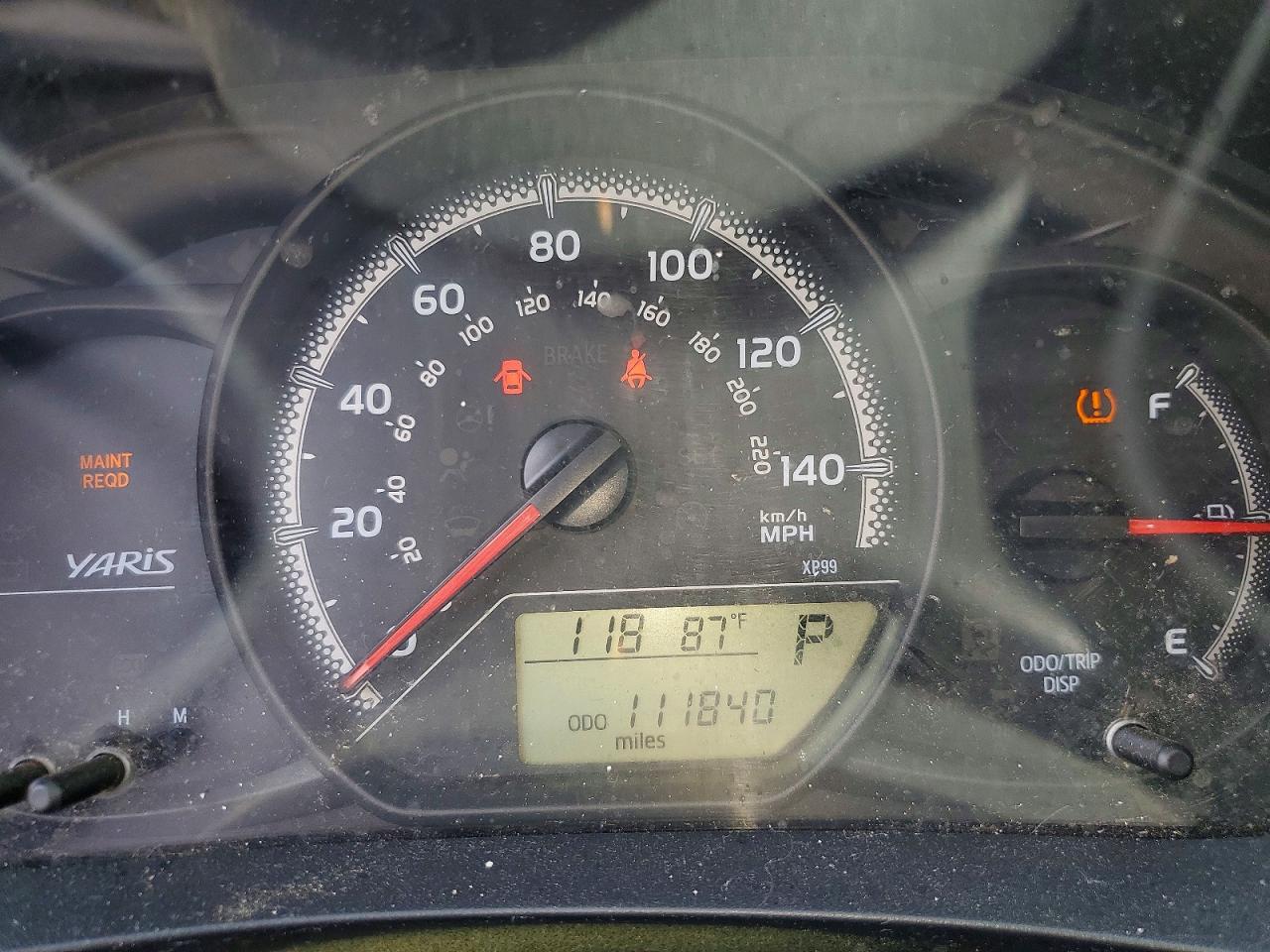 2016 TOYOTA YARIS