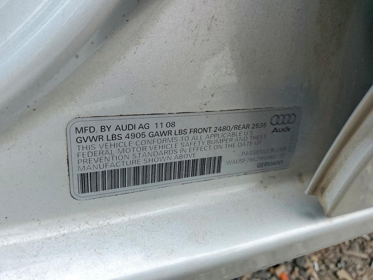 2009 AUDI A4