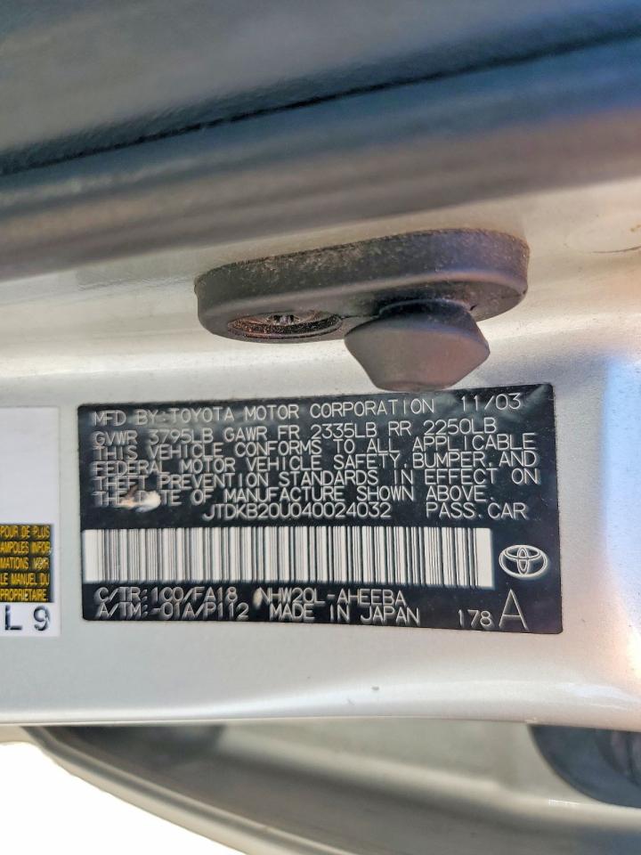 2004 TOYOTA PRIUS