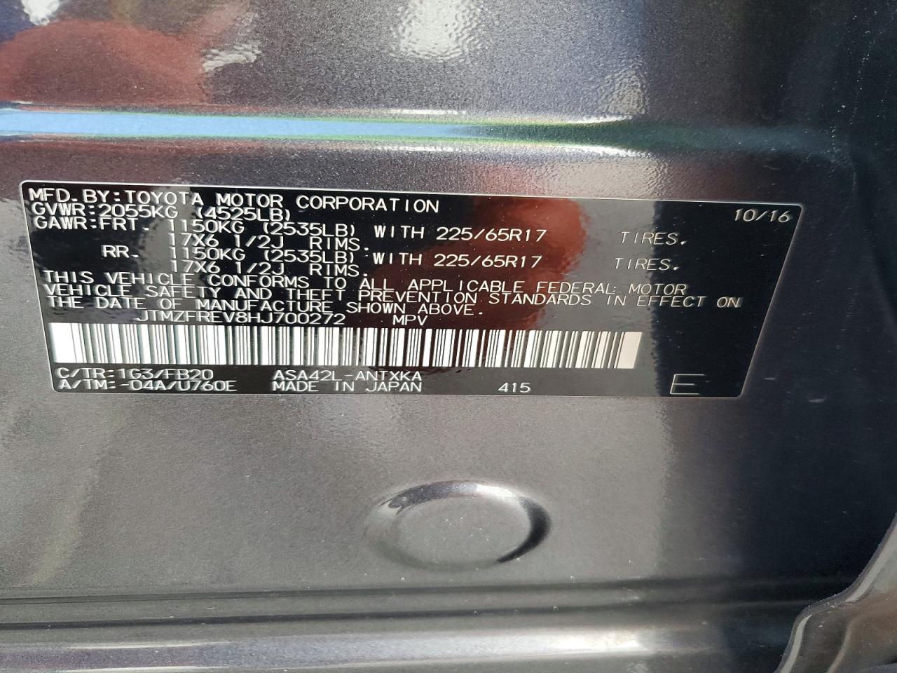 2017 TOYOTA RAV4