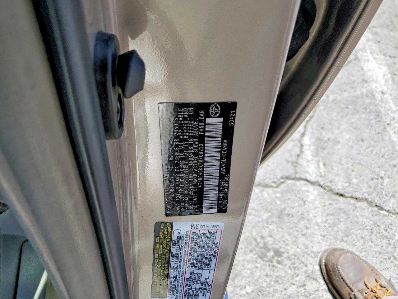 2007 TOYOTA CAMRY