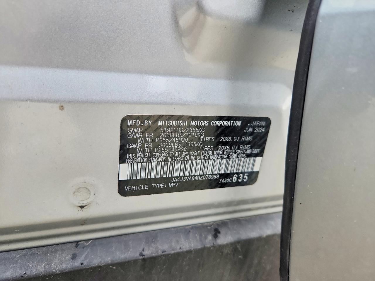 2024 MITSUBISHI OUTLANDER
