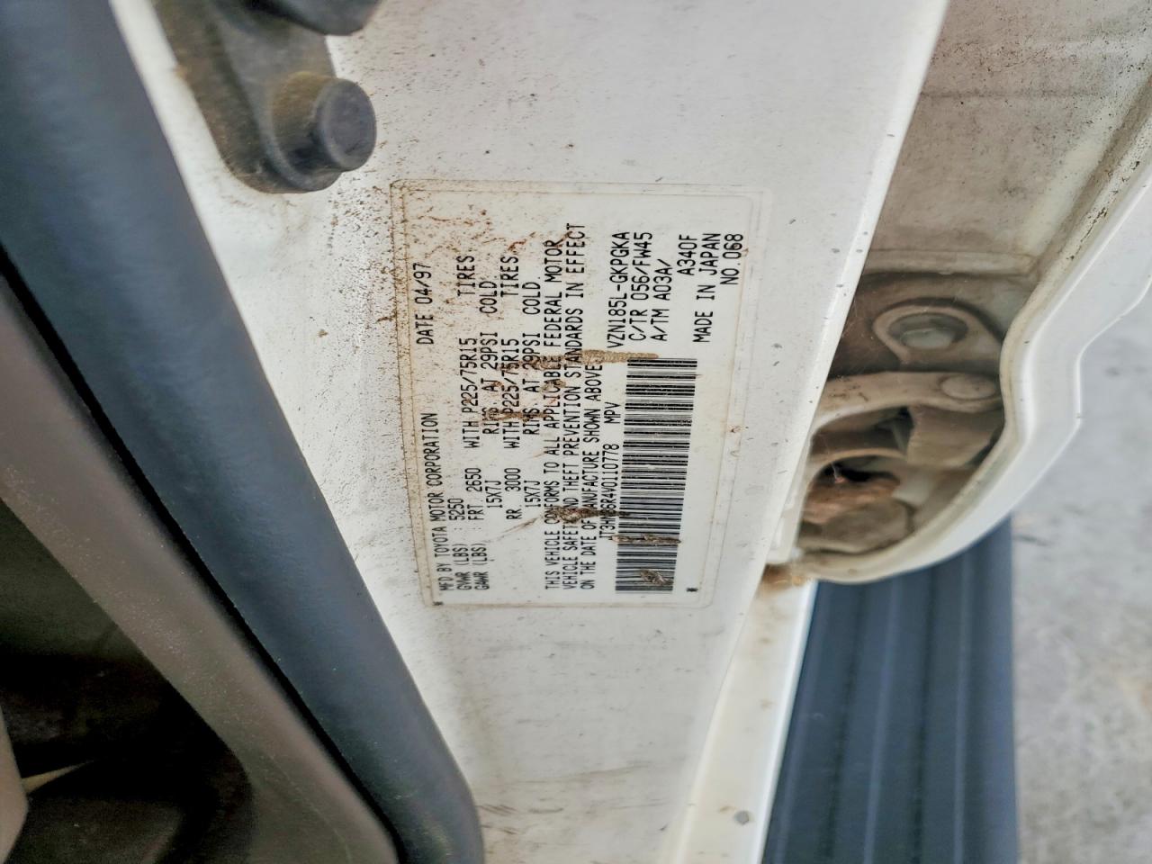 1997 TOYOTA 4RUNNER