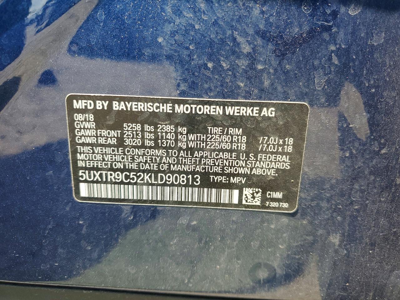 2019 BMW X3