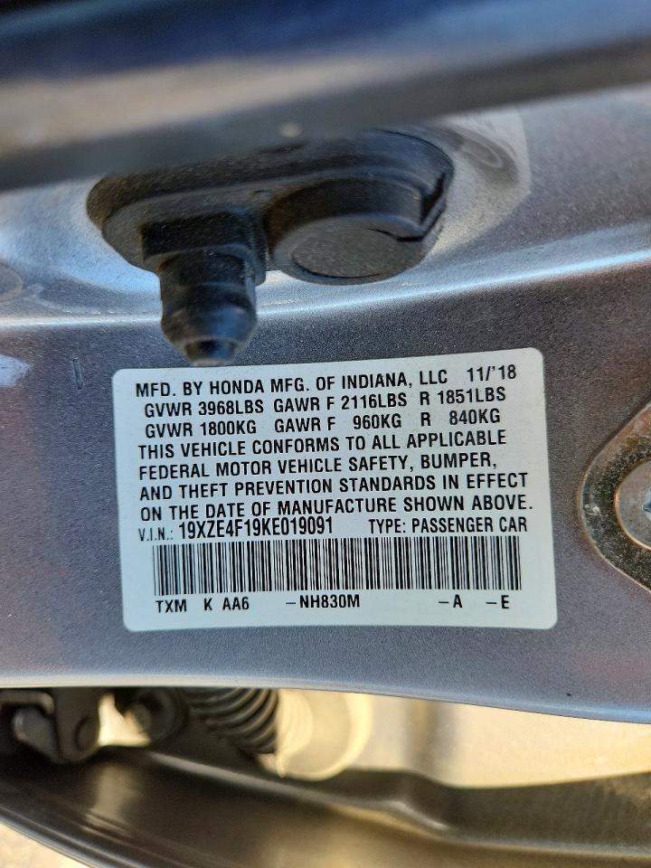 2019 HONDA INSIGHT