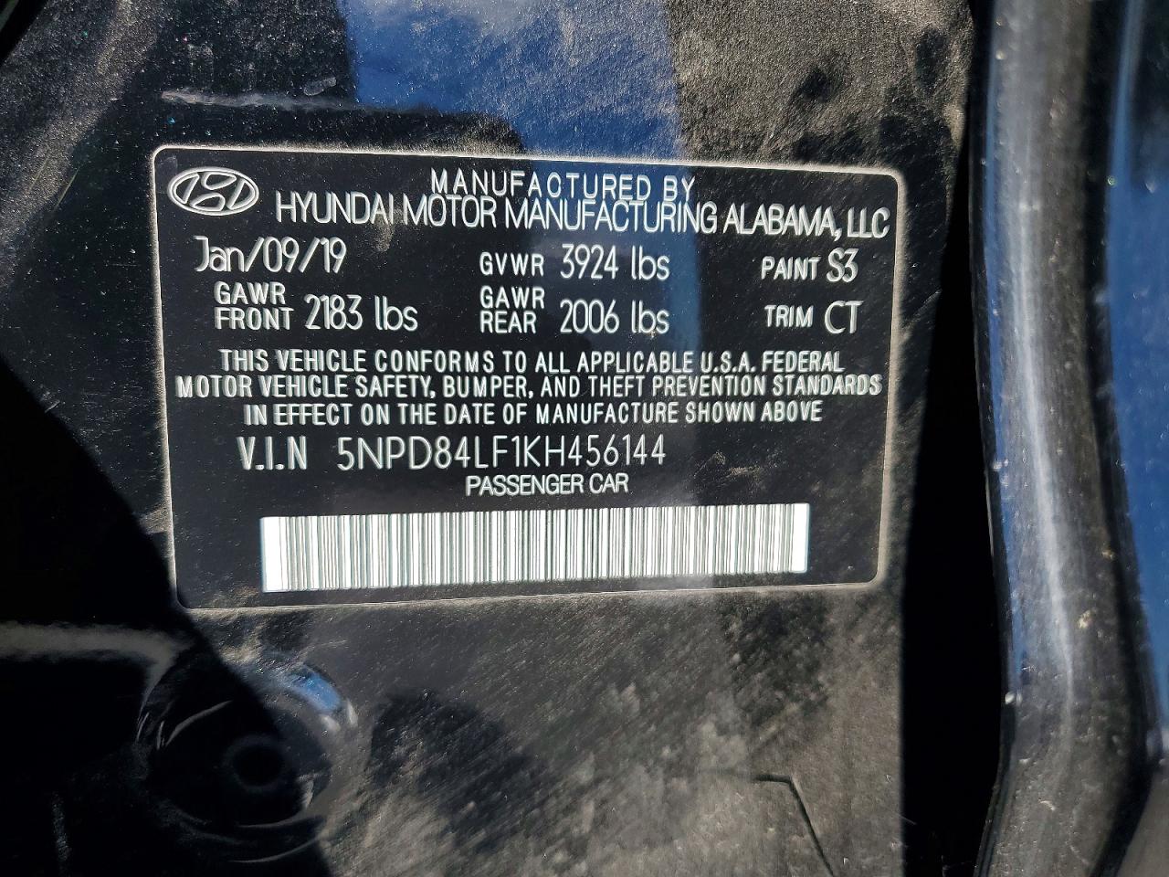 2019 HYUNDAI ELANTRA