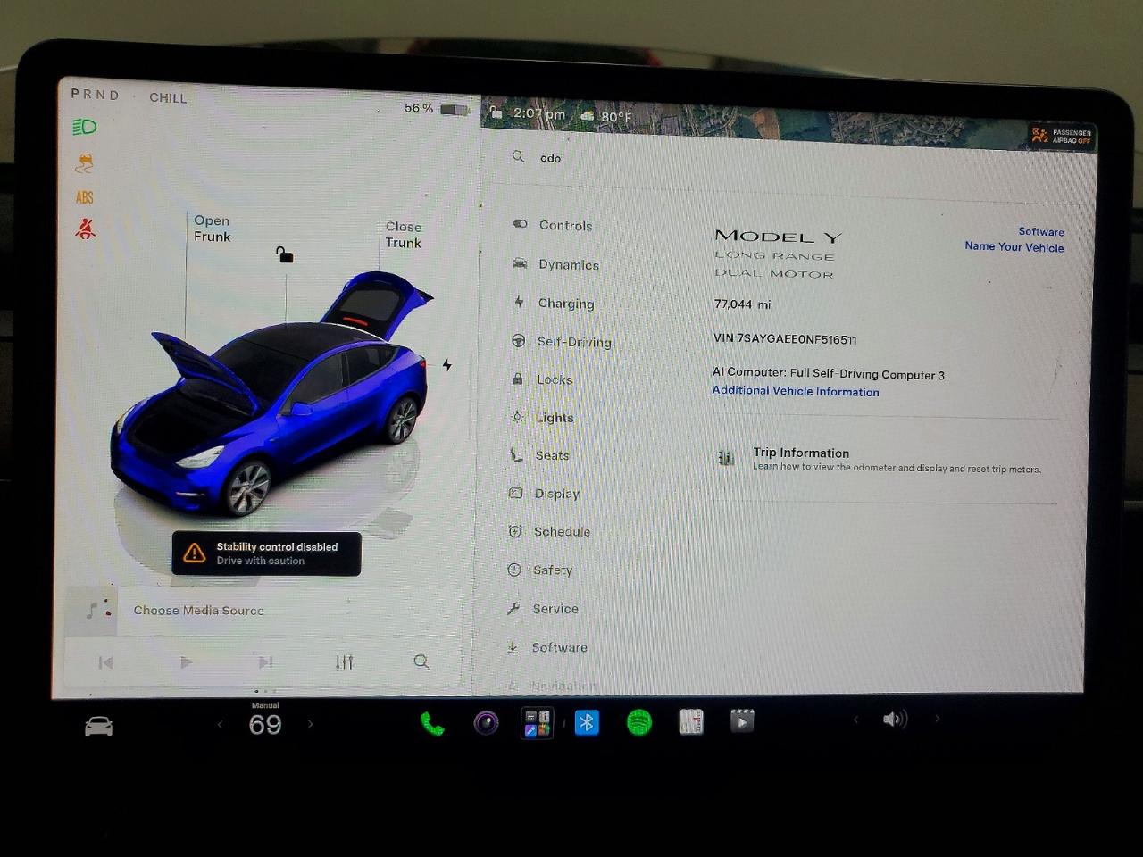 2022 TESLA MODEL Y
