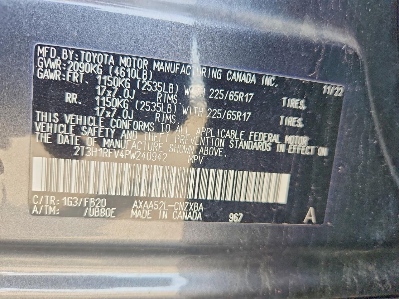 2023 TOYOTA RAV4