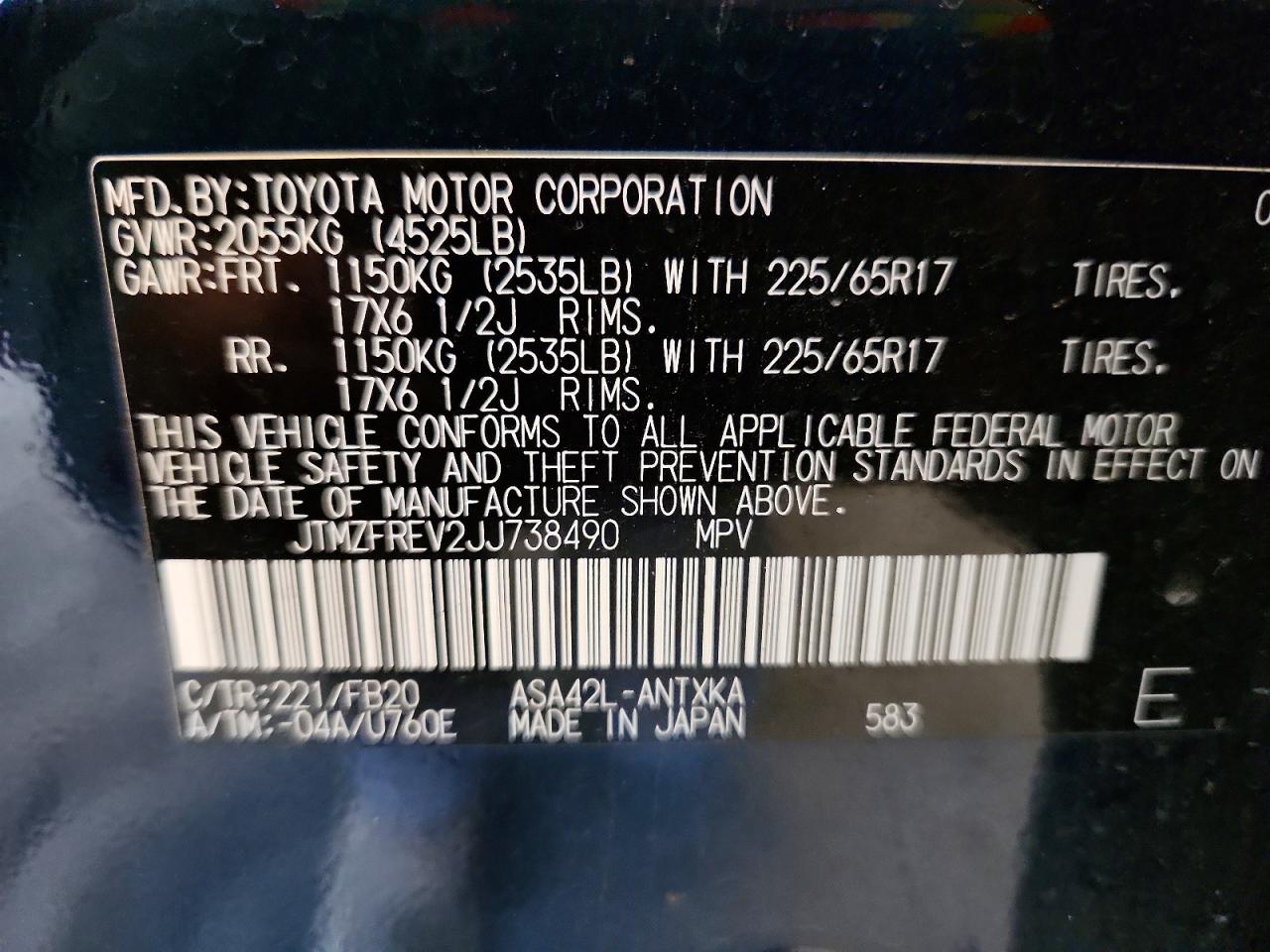 2018 TOYOTA RAV4