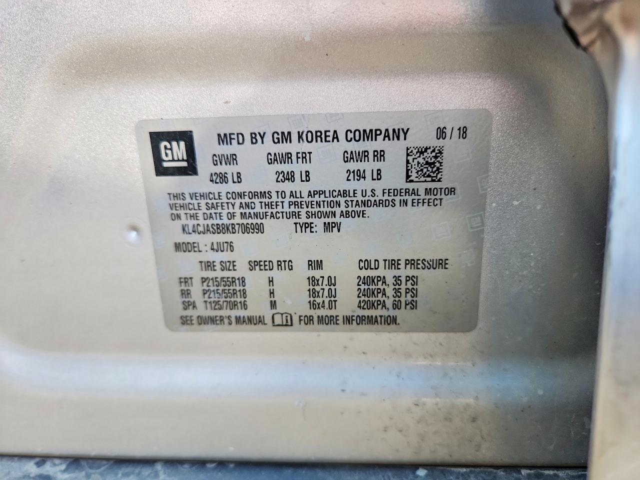 2019 BUICK ENCORE