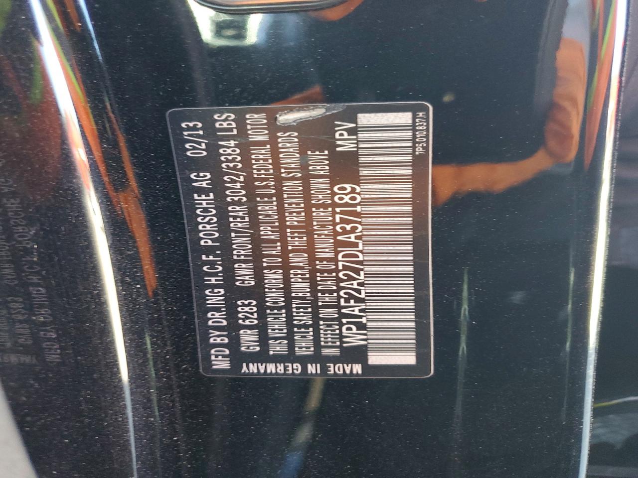 2013 PORSCHE CAYENNE