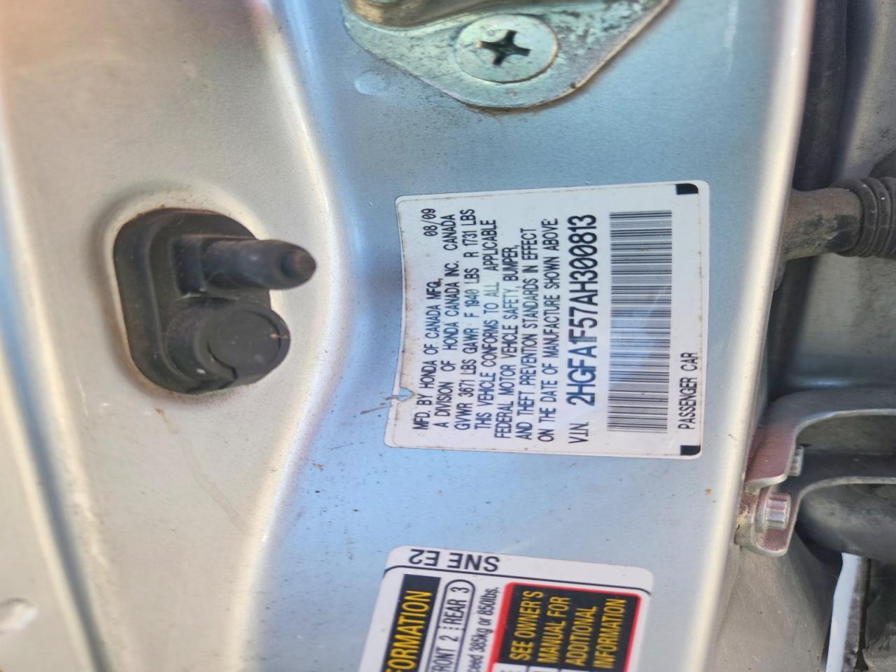 2010 HONDA CIVIC