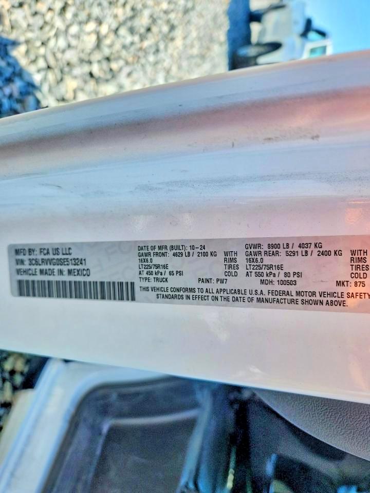 2025 RAM PROMASTER