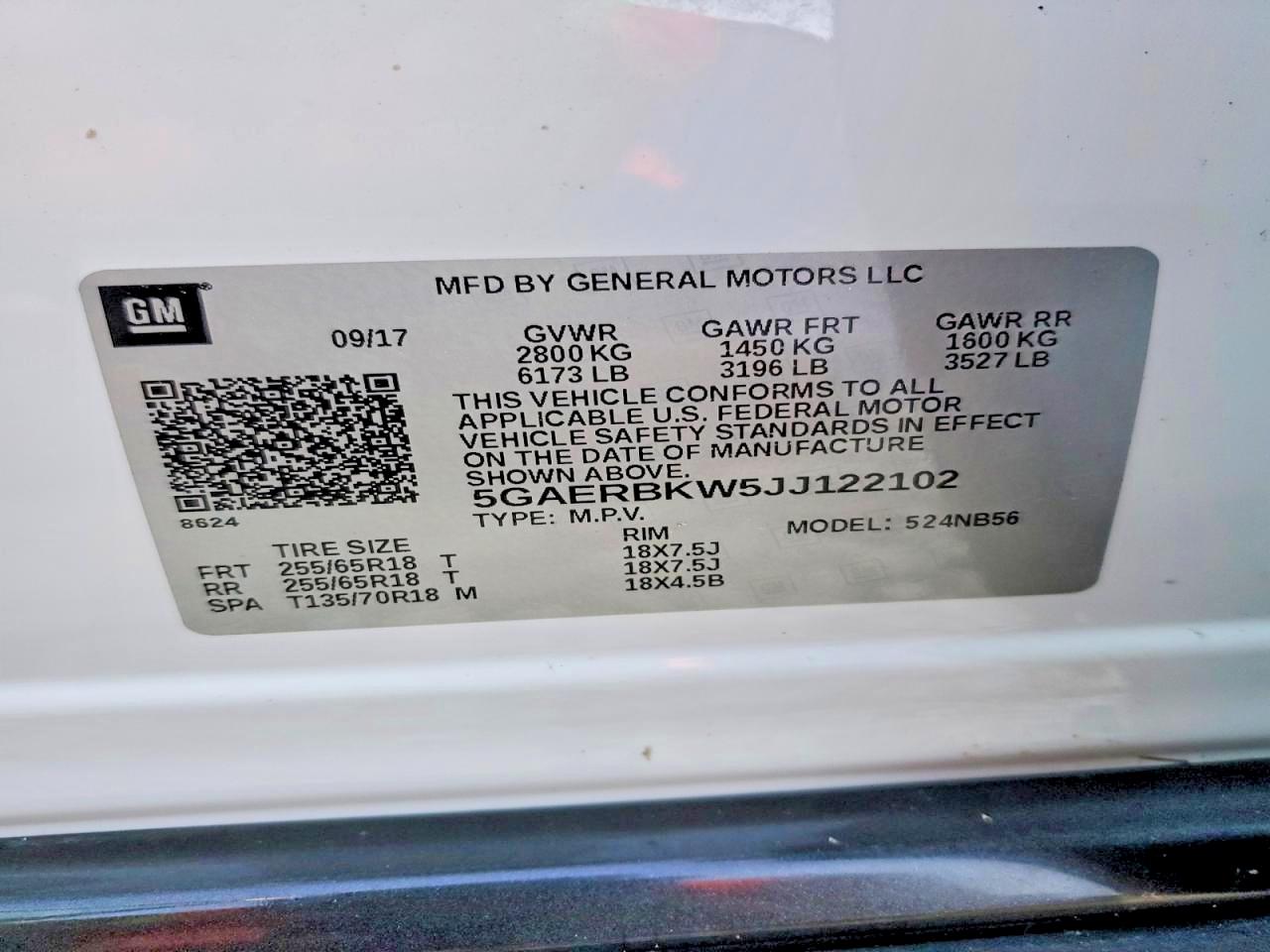 2018 BUICK ENCLAVE