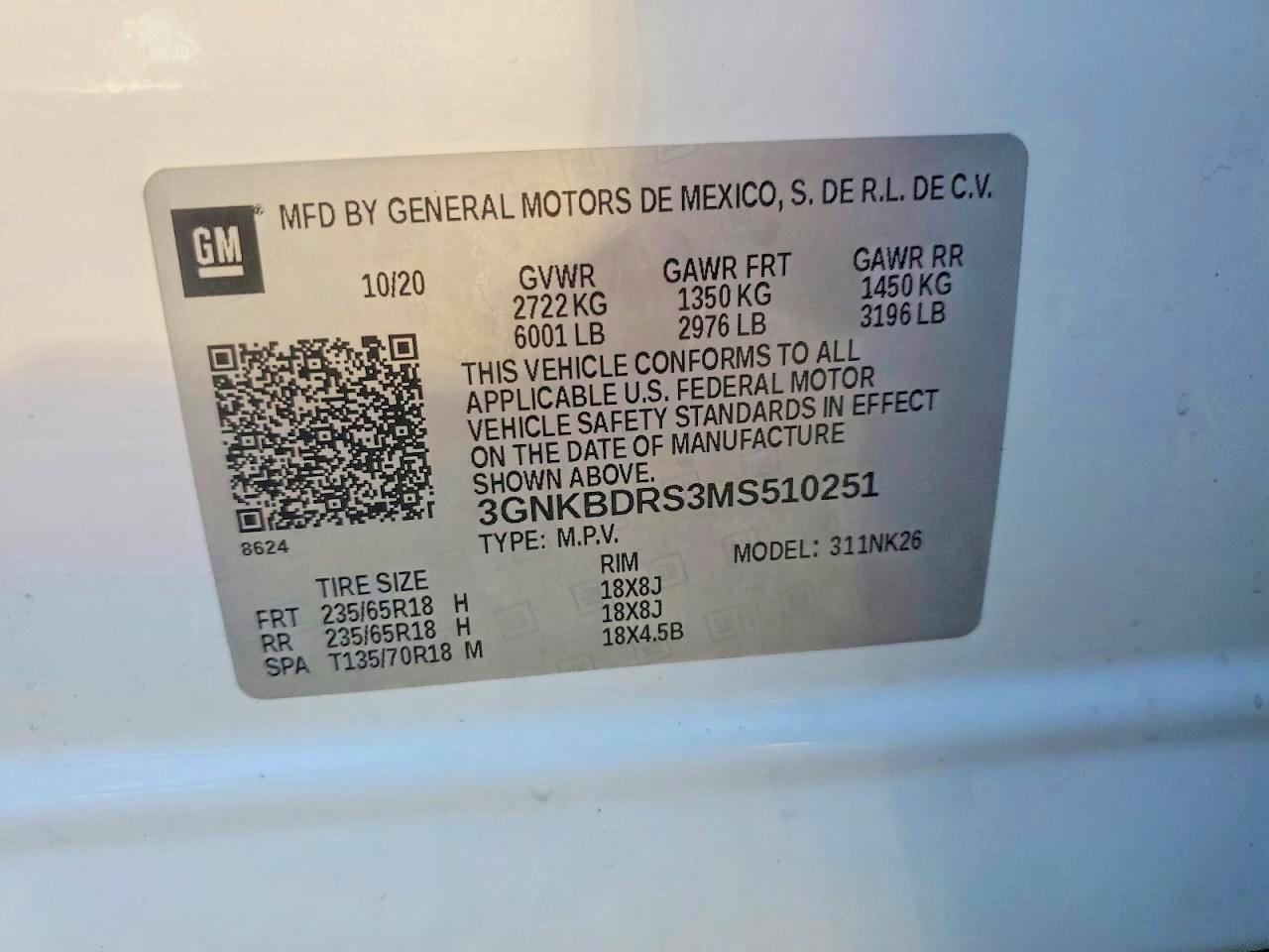 2021 CHEVROLET BLAZER