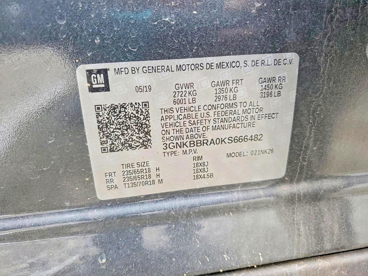2019 CHEVROLET BLAZER