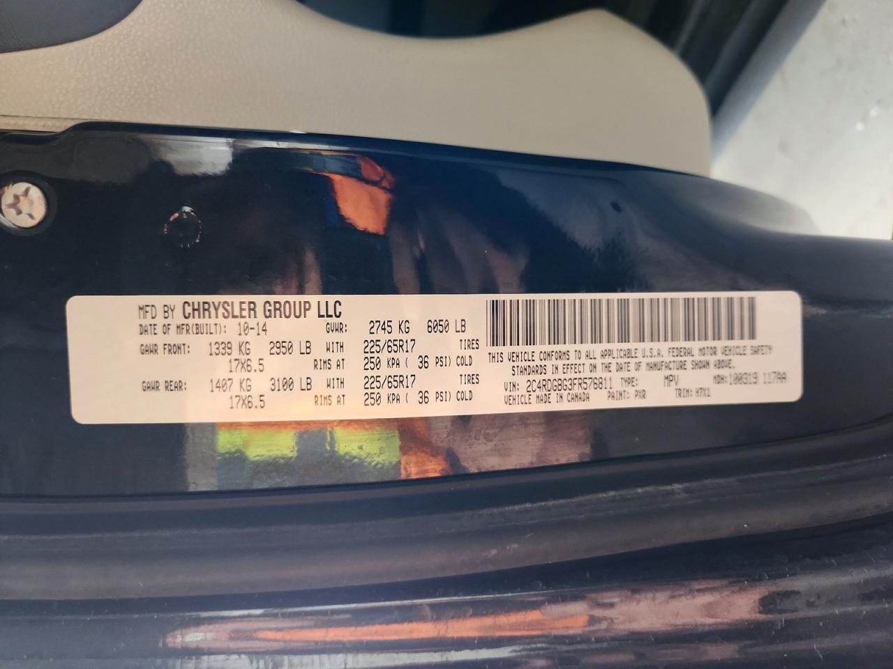2015 DODGE CARAVAN