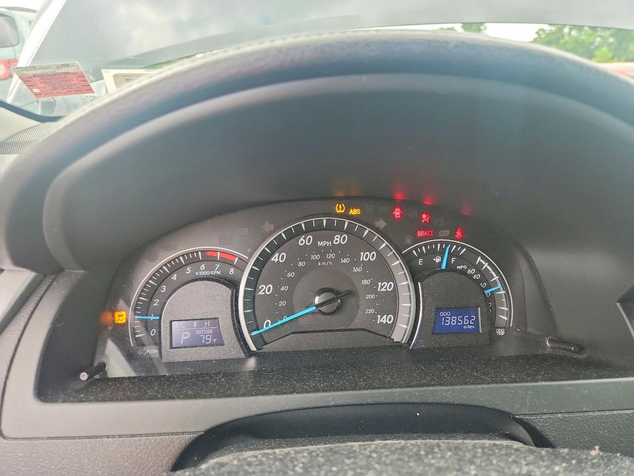 2012 TOYOTA CAMRY