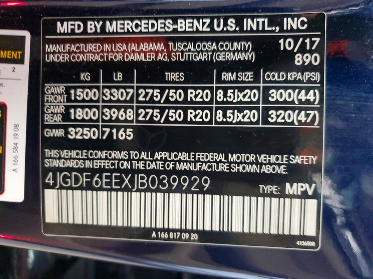 2018 MERCEDES-BENZ GLS-CLASS
