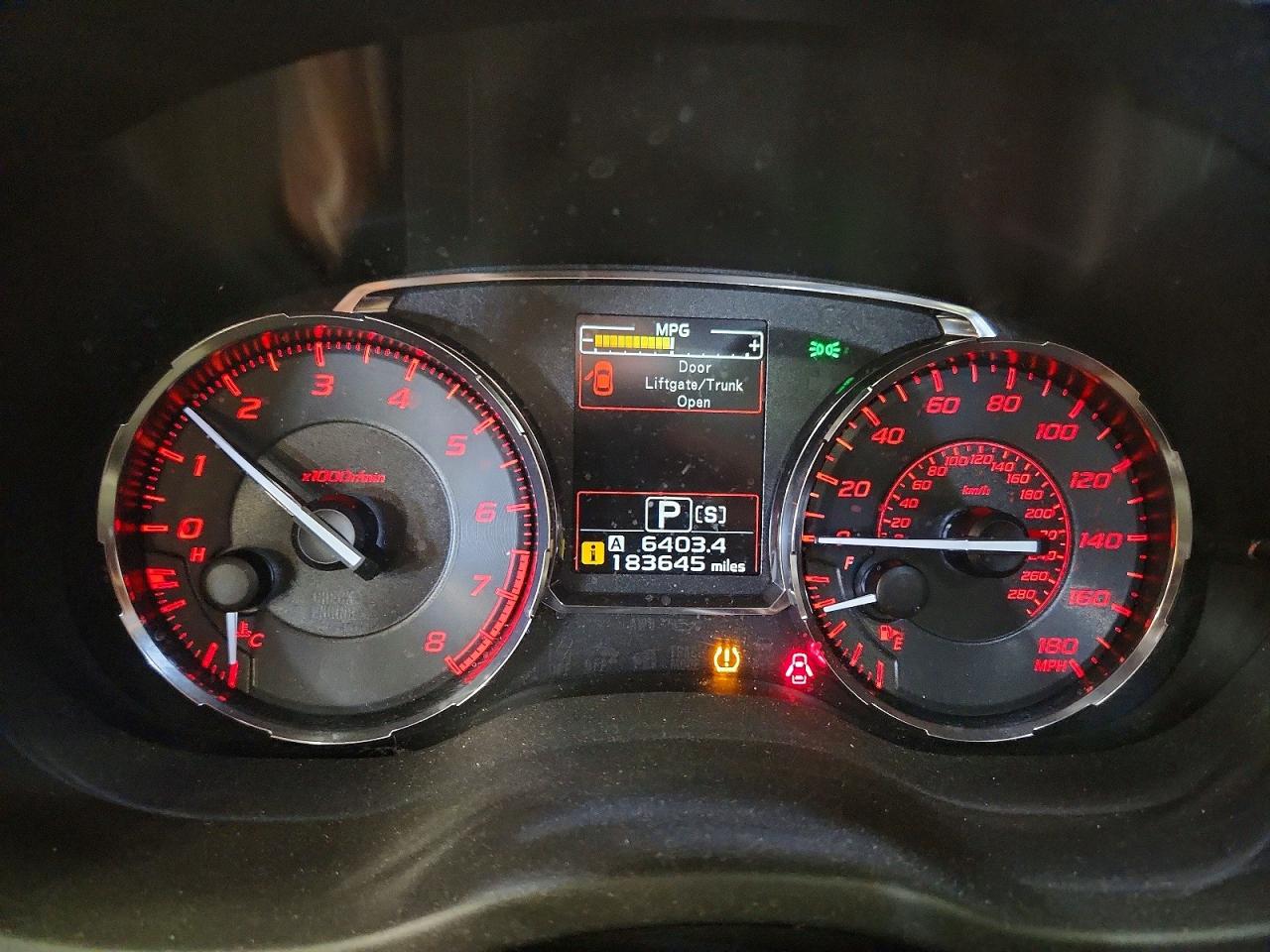 2015 SUBARU WRX