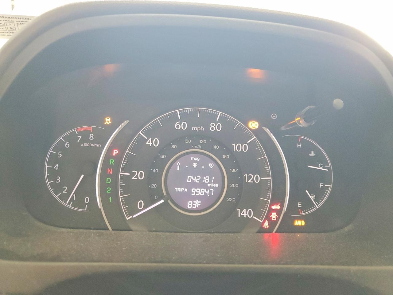 2014 HONDA CRV