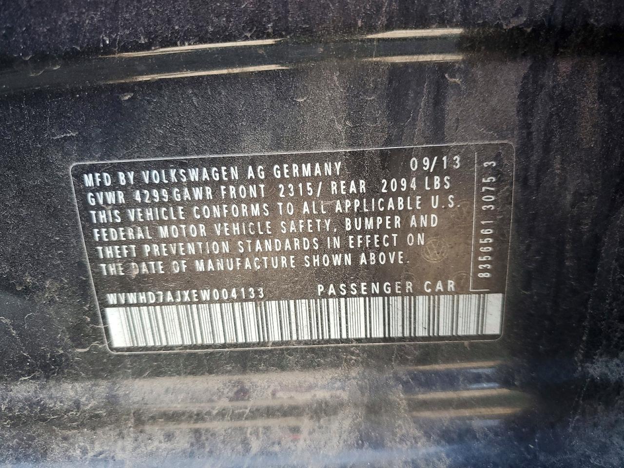 2014 VOLKSWAGEN GTI