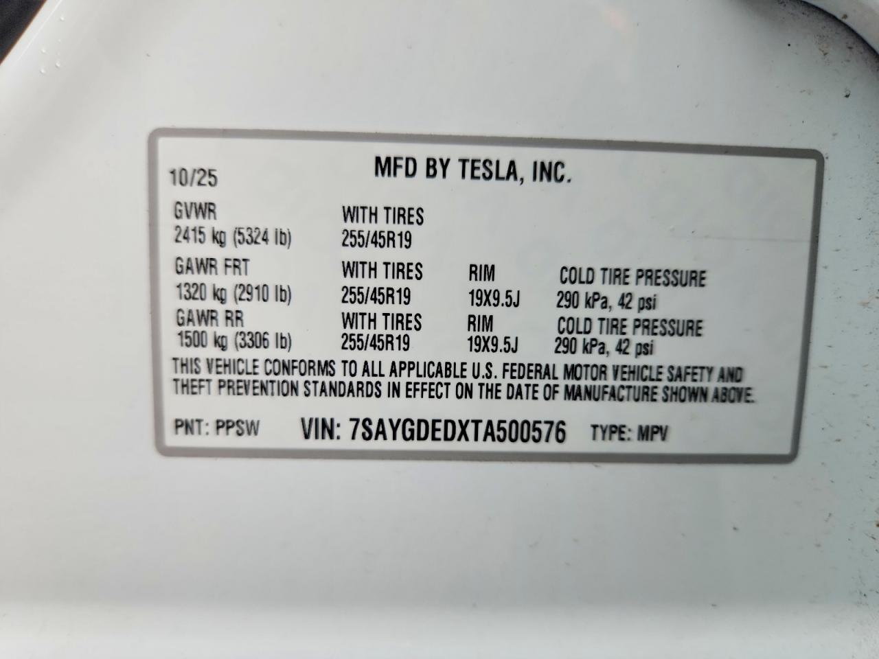 2026 TESLA MODEL Y