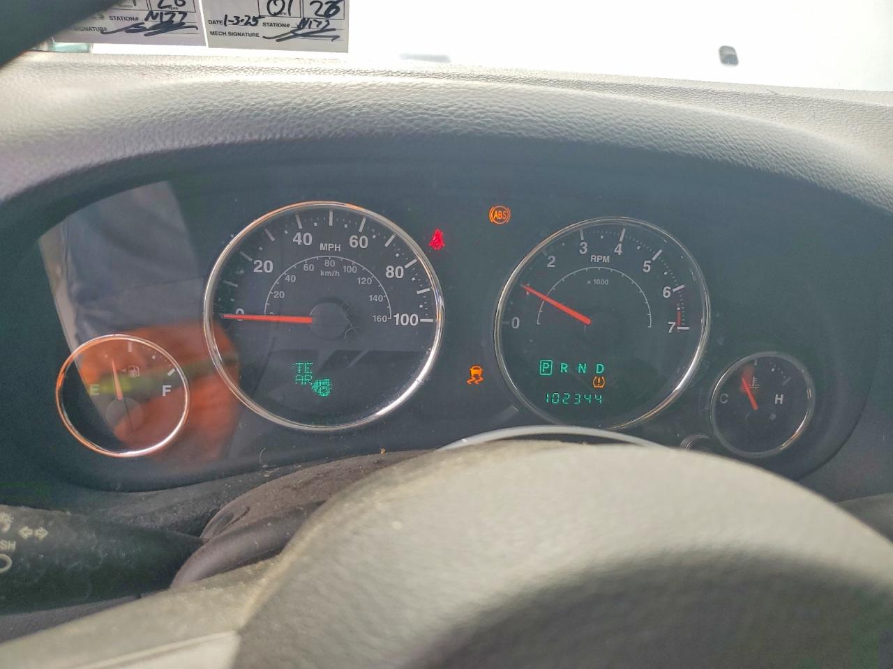 2012 JEEP WRANGLER