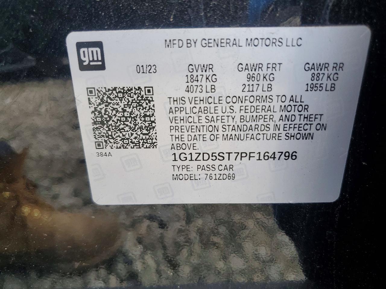 2023 CHEVROLET MALIBU