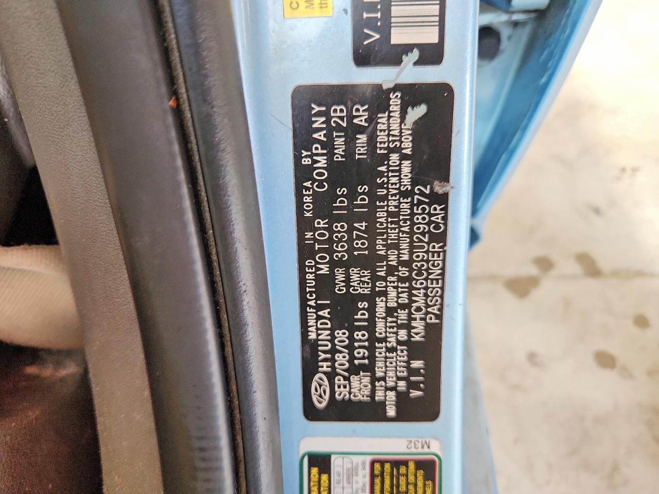 2009 HYUNDAI ACCENT